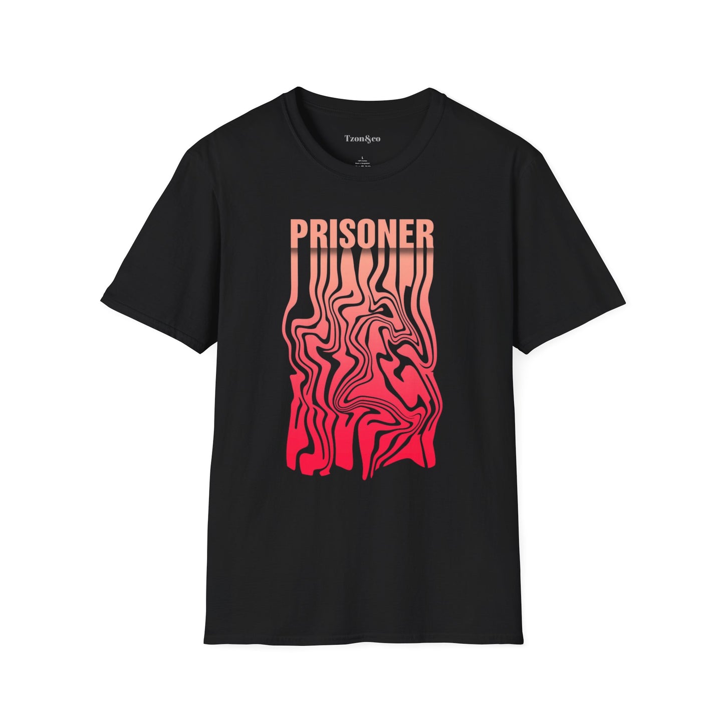 Prisoner Vibe Unisex Softstyle T-Shirt | Graphic Tee, Gift for Music Lovers, Casual Wear, Unique Gift Idea, Everyday Comfort