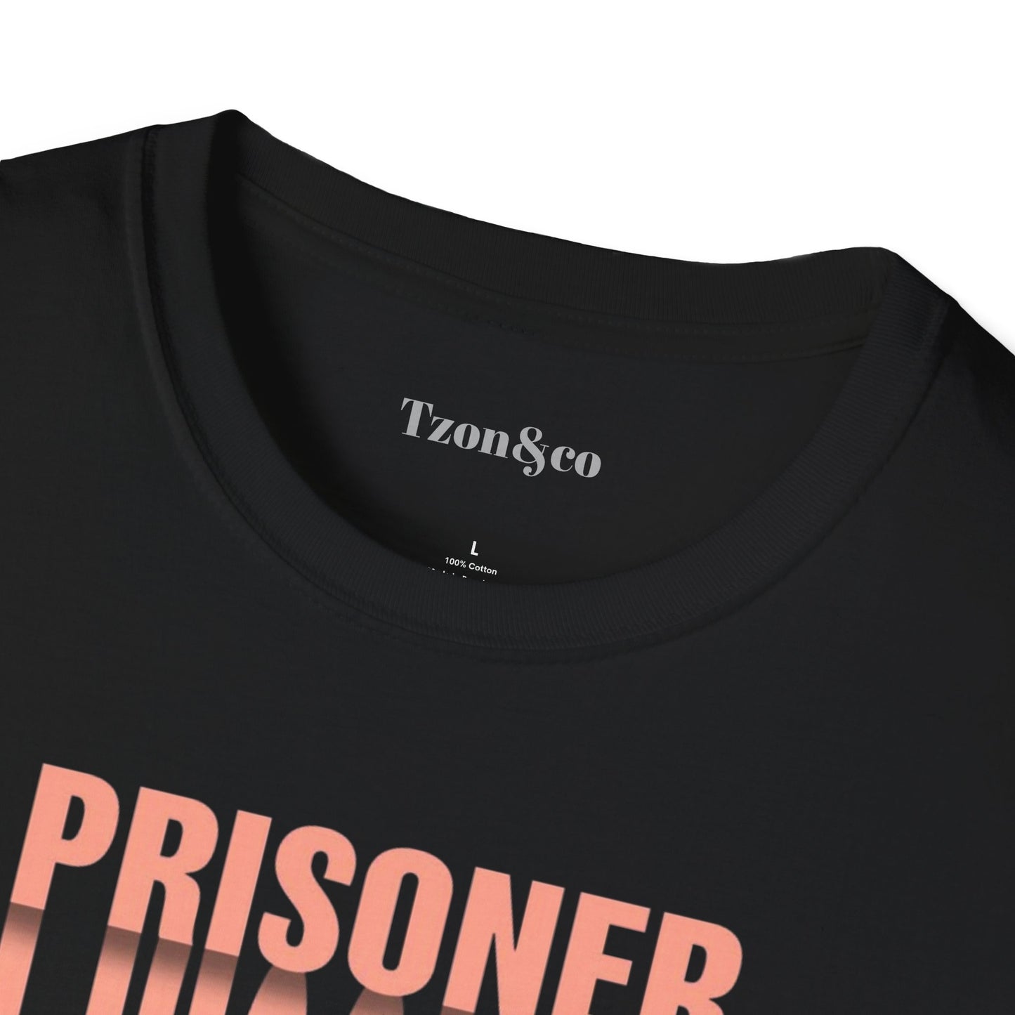 Prisoner Vibe Unisex Softstyle T-Shirt | Graphic Tee, Gift for Music Lovers, Casual Wear, Unique Gift Idea, Everyday Comfort